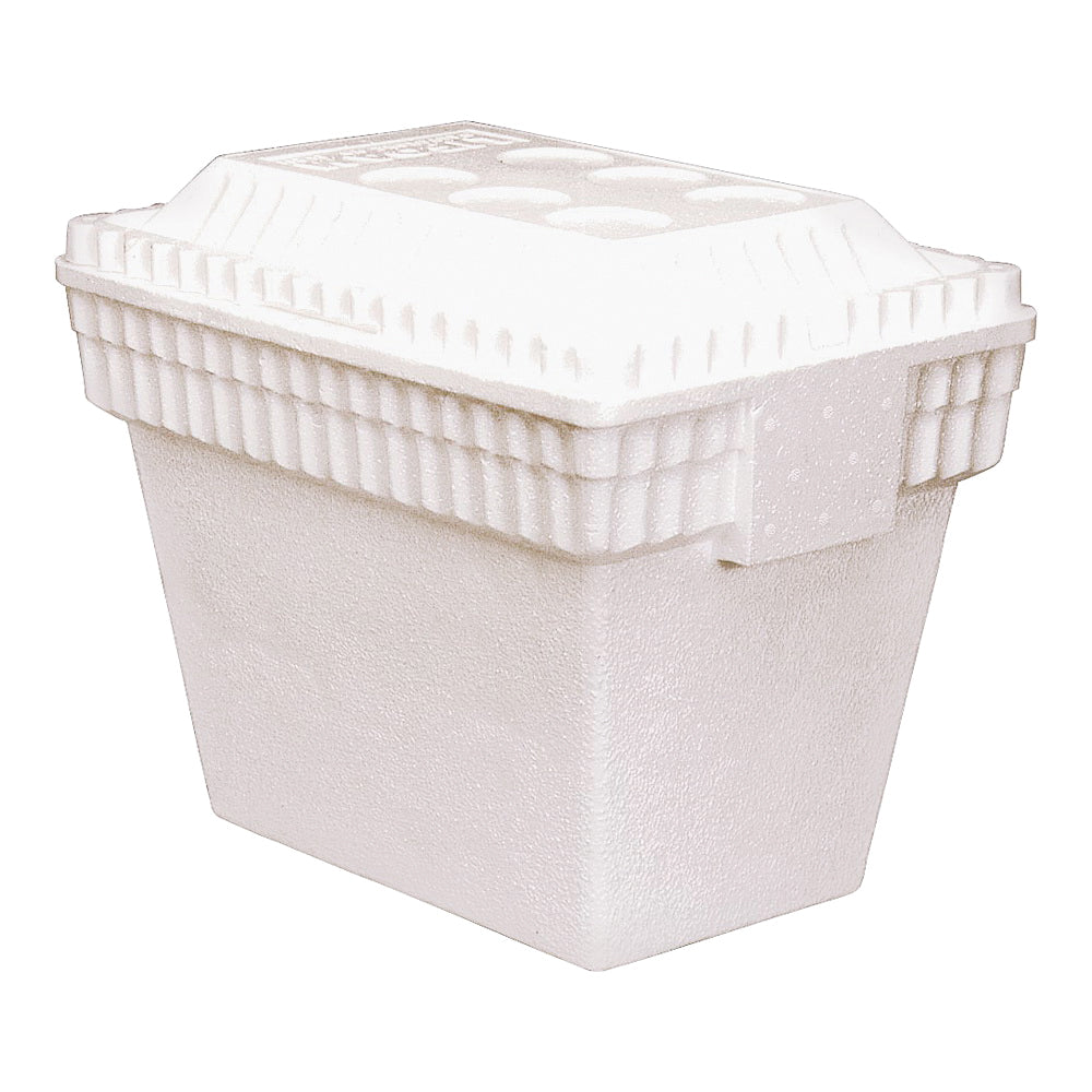 LIFOAM 3542 Ice Chest, 12 qt Cooler, Styrofoam, White