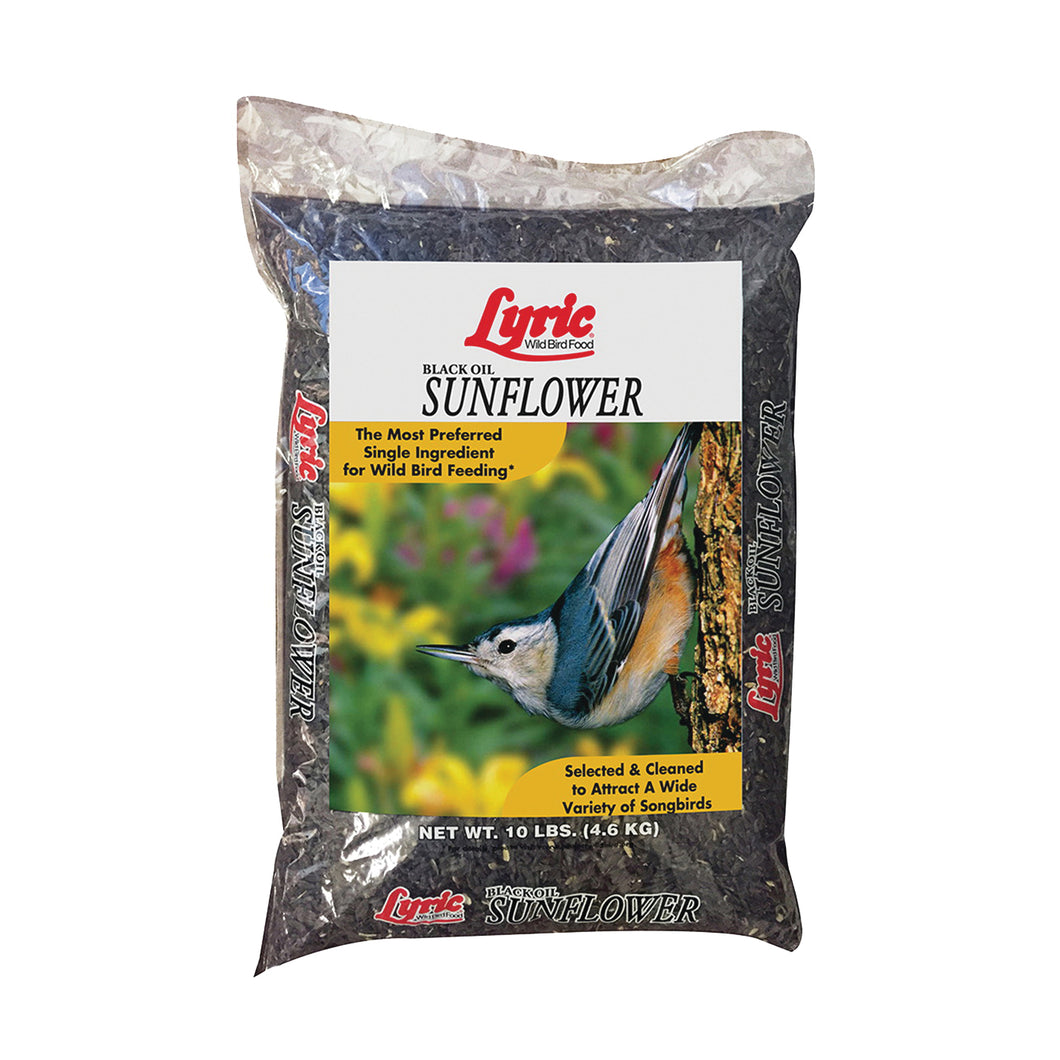 Lyric 2647277 Bird Seed, Sunflower, 10 lb Bag