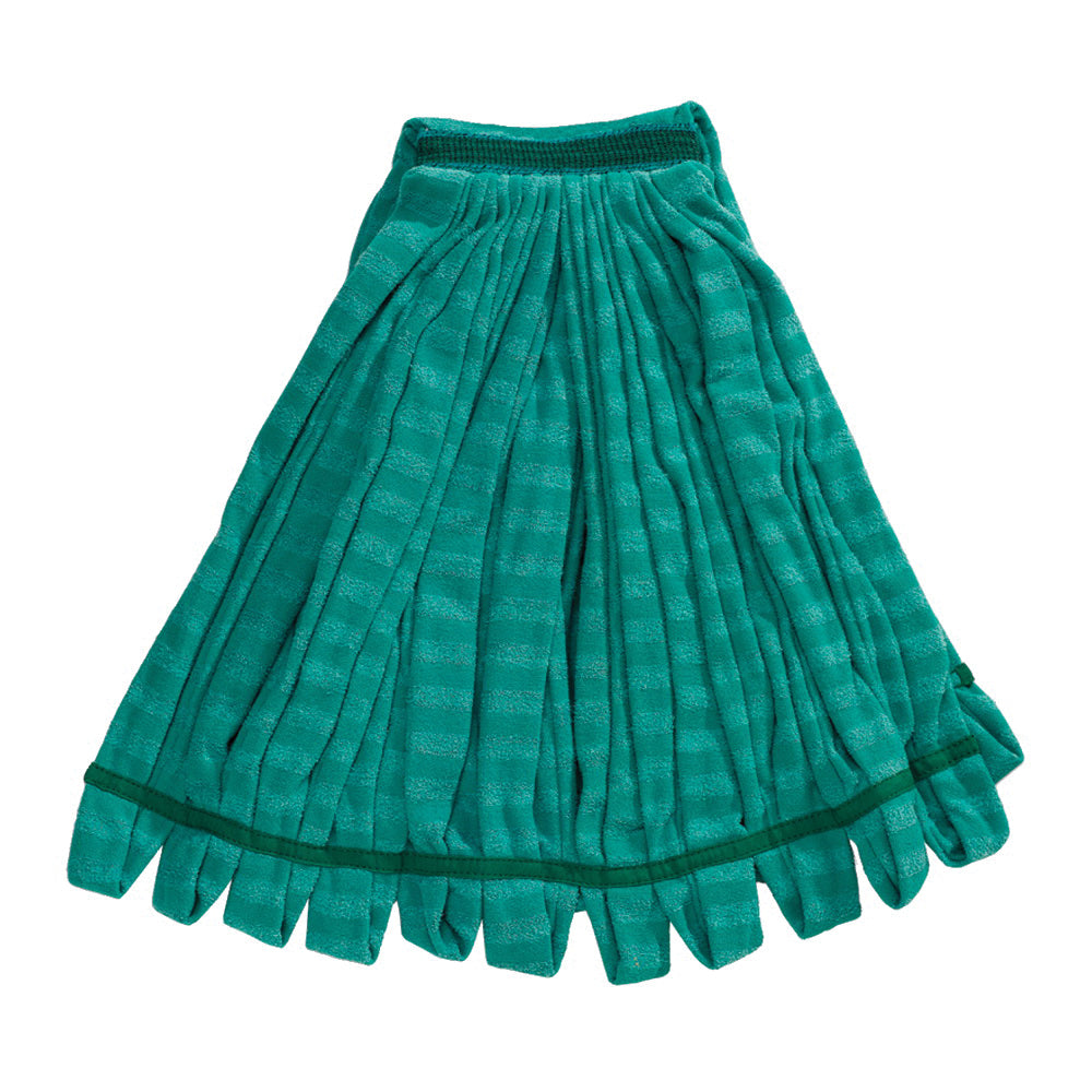 Rubbermaid Web Foot 1785775 Tube Mop Head, 0.68 kg Capacity, 2-1/2 cm Headband, Microfiber Cloth, Green