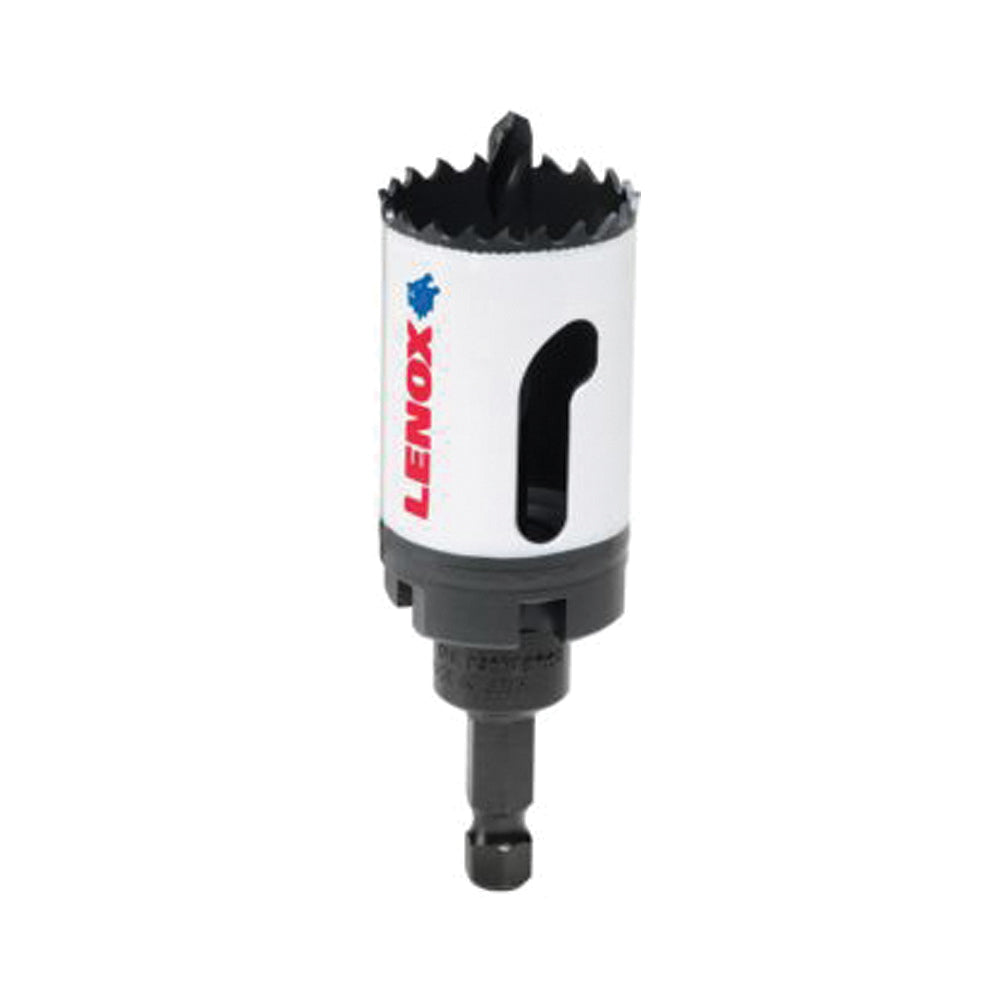 Lenox Speed Slot 1772727 Hole Saw, 1-3/8 in Dia, 1-9/16 in D Cutting, 1/4 in Arbor, HSS Cutting Edge