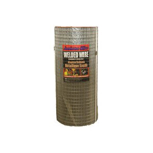 Jackson Wire 10 08 36 14 Welded Wire Fence, 100 ft L, 24 in H, 1/2 x 1 in Mesh, 16 Gauge, Galvanized