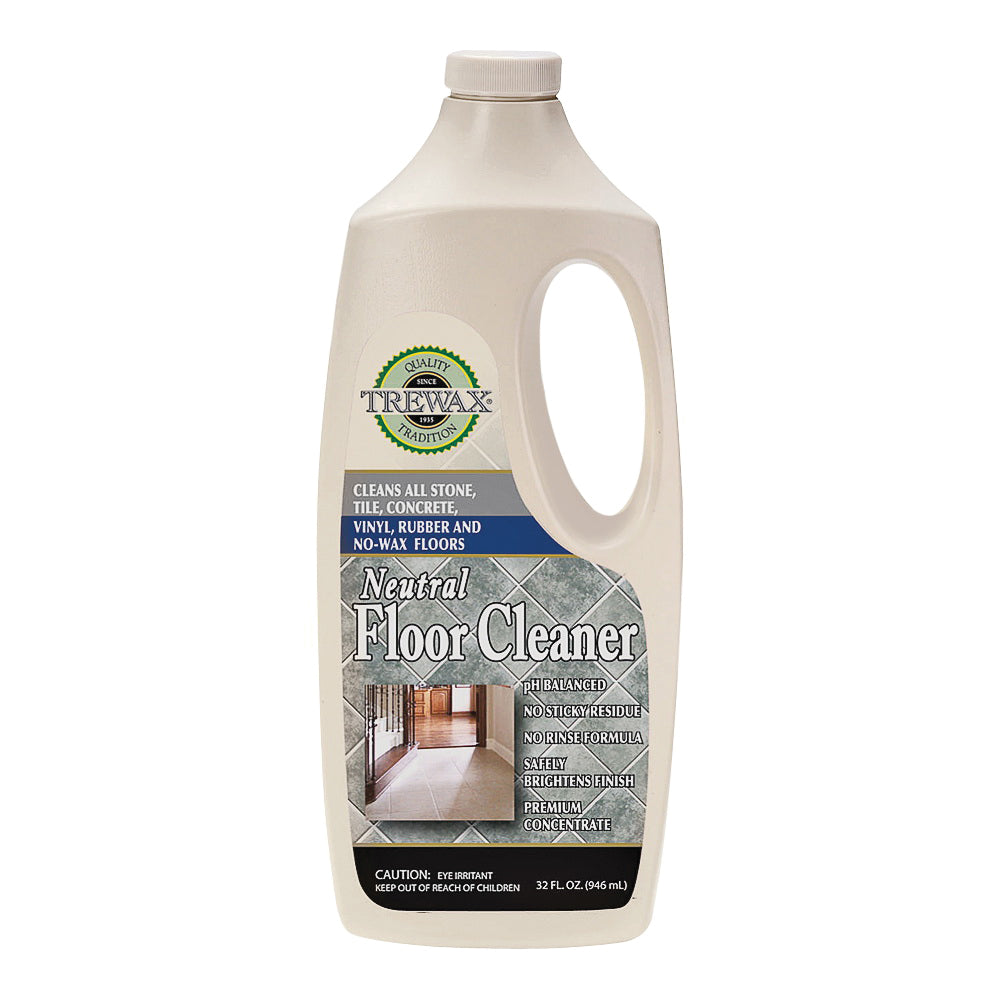 Trewax HSF901 Floor Cleaner, 32 oz Bottle, Liquid, Floral, Dark Green