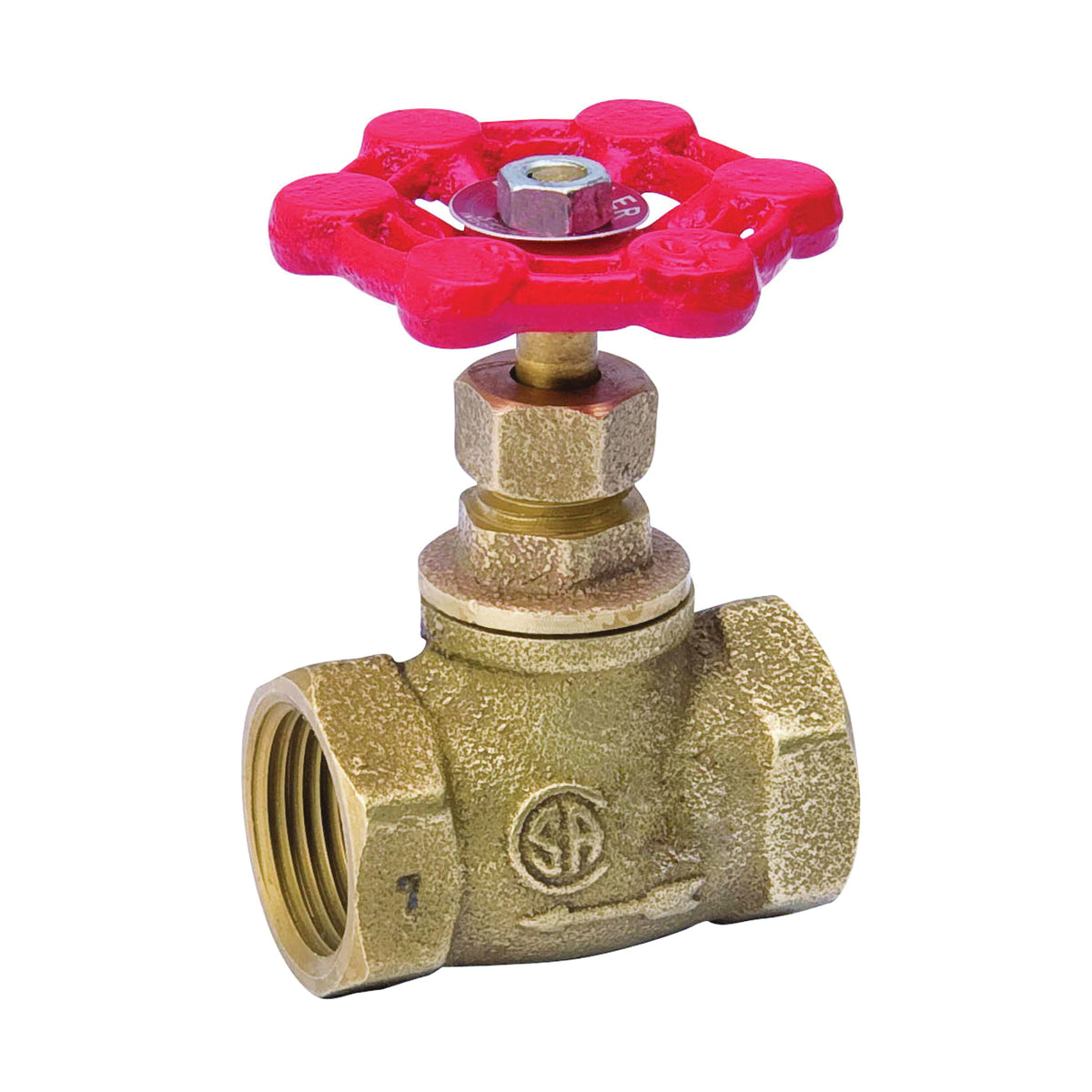 Southland 105-004NL Stop Valve, 3/4 in Connection, FPT x FPT, 125 psi Pressure, Brass Body