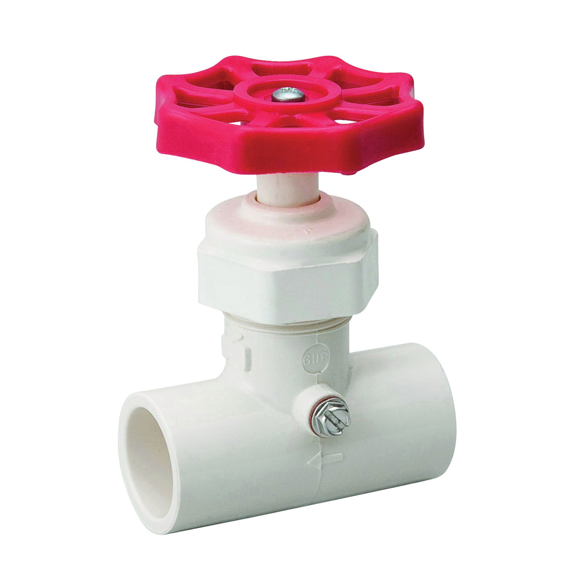 B &amp; K 105-323 Stop and Waste Valve, 1/2 in Connection, Compression, 100 psi Pressure, CPVC Body