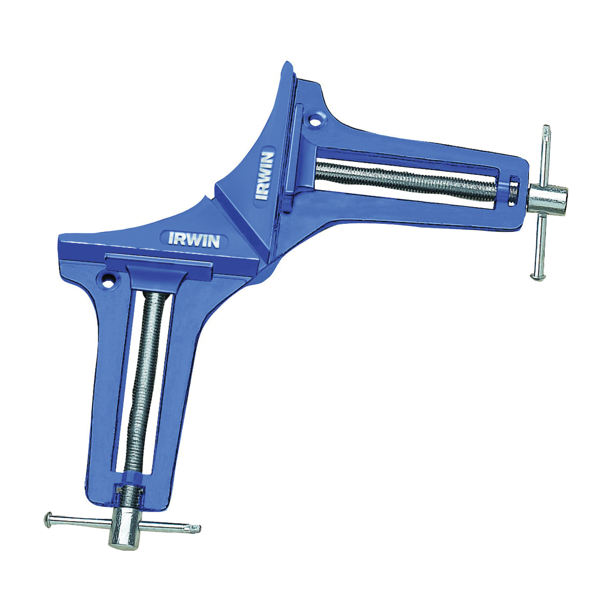 IRWIN QUICK-GRIP 226200 Corner Clamp, 200 lb Clamping, 3 in Max Opening Size, 1-1/4 in D Throat, Metal Body
