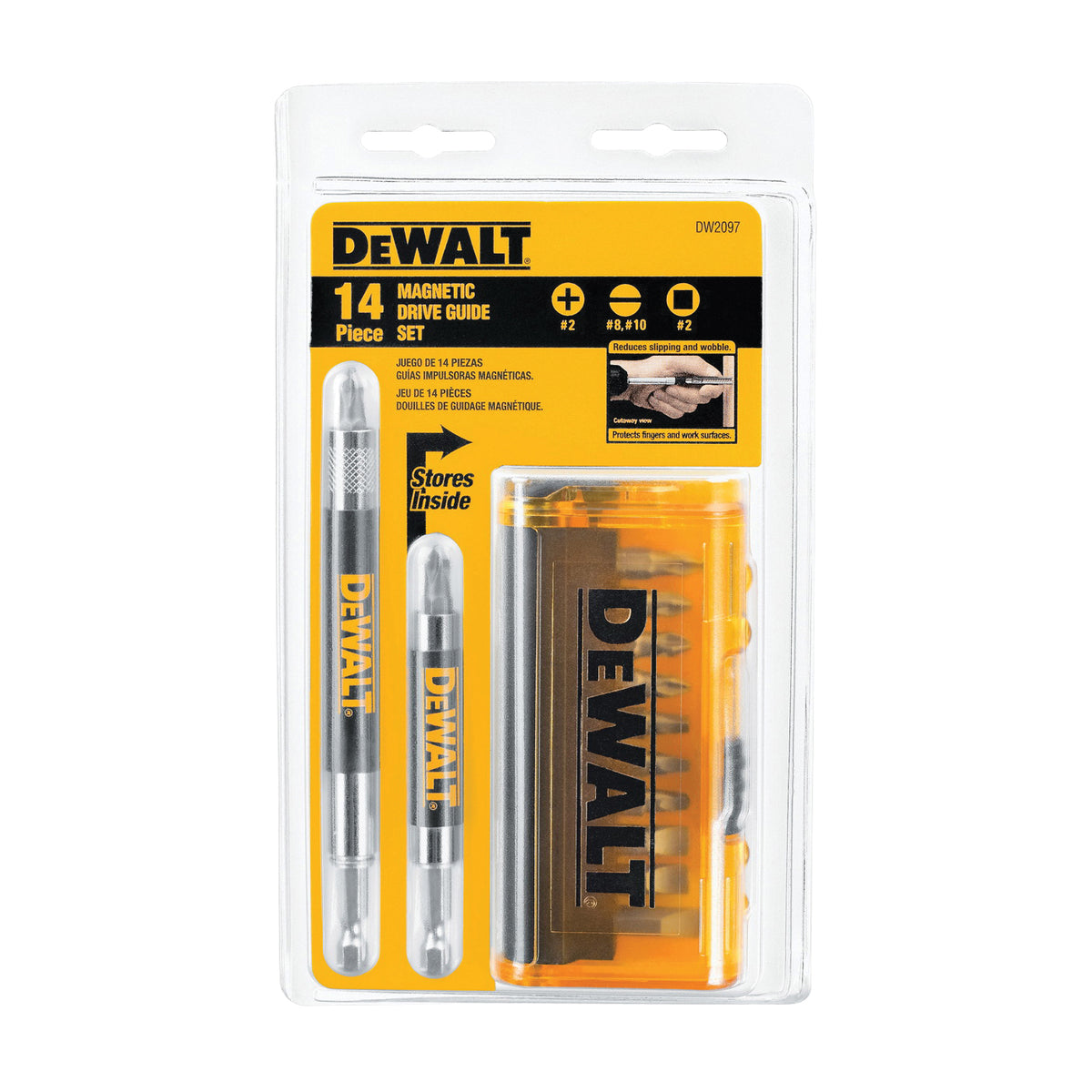 DeWALT DW2097CS Drive Guide Set, 14-Piece, Low Carbon Steel