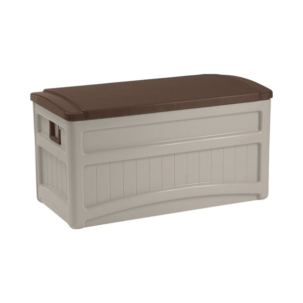 Suncast DB8000B Deck Box, 46 in W, 22 in D, 23 in H, Resin, Light Taupe