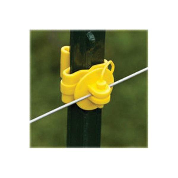 Zareba Fi-Shock ITPLY-FS Pin-Lock Insulator, Yellow