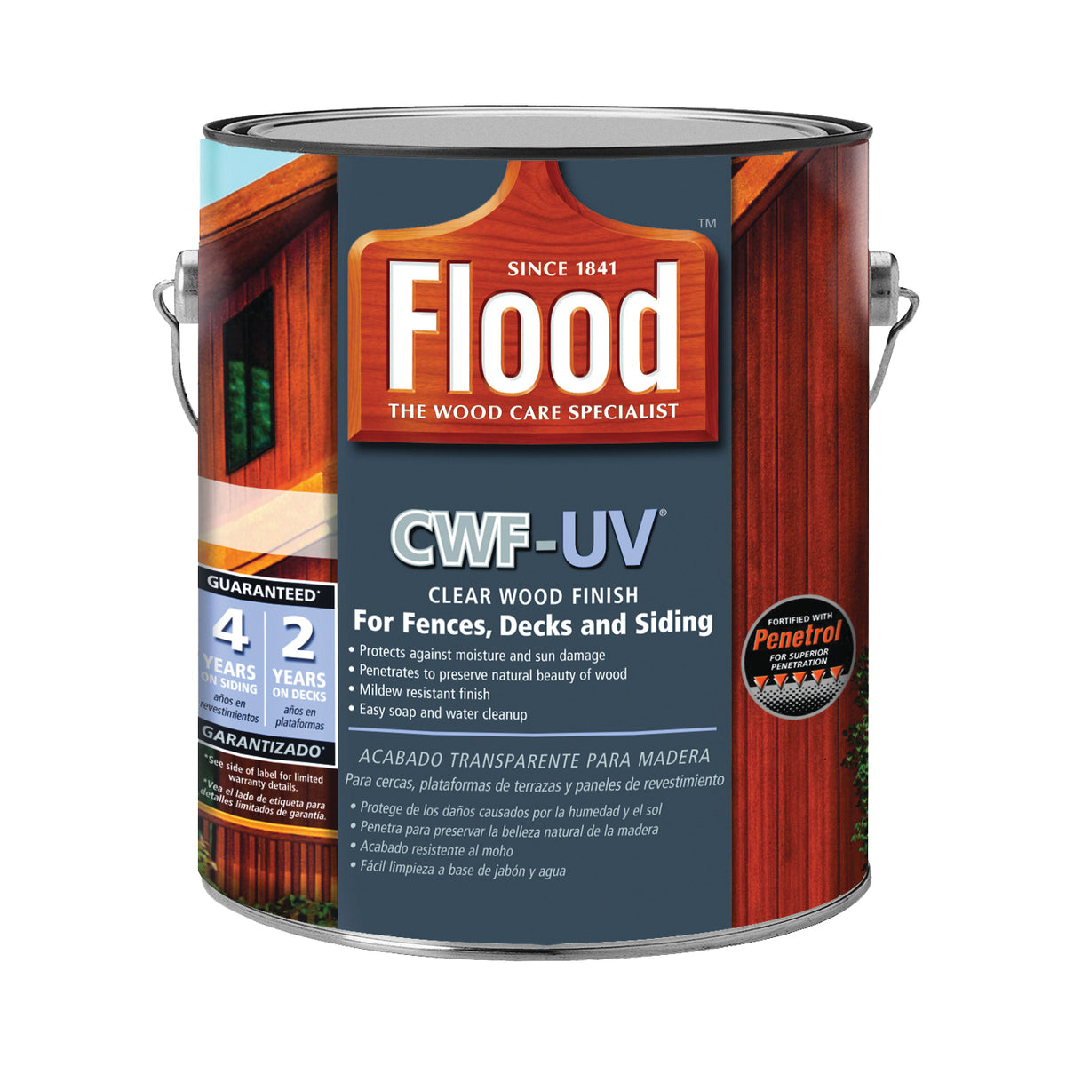 Flood FLD542-01 Wood Finish, Natural, Liquid, 1 gal