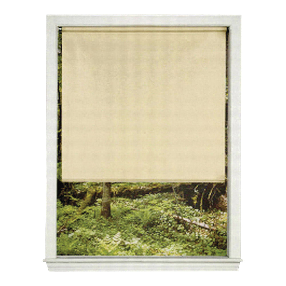 LEVOLOR SRSHWD3707803D Window Shade, 78 in L, 37 in W, 1-Ply, Vinyl, Cream
