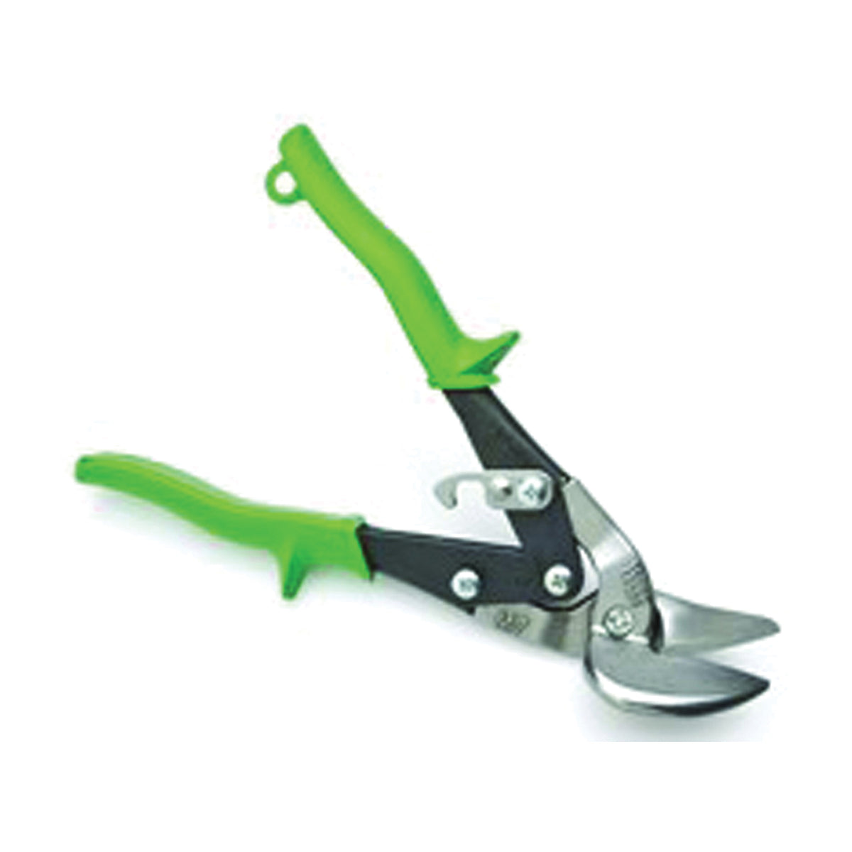 Crescent Wiss M7R Aviation Snip, 9-1/4 in OAL, Straight Cut, Molybdenum Steel Blade, Non-Slip Grip Handle, Green Handle