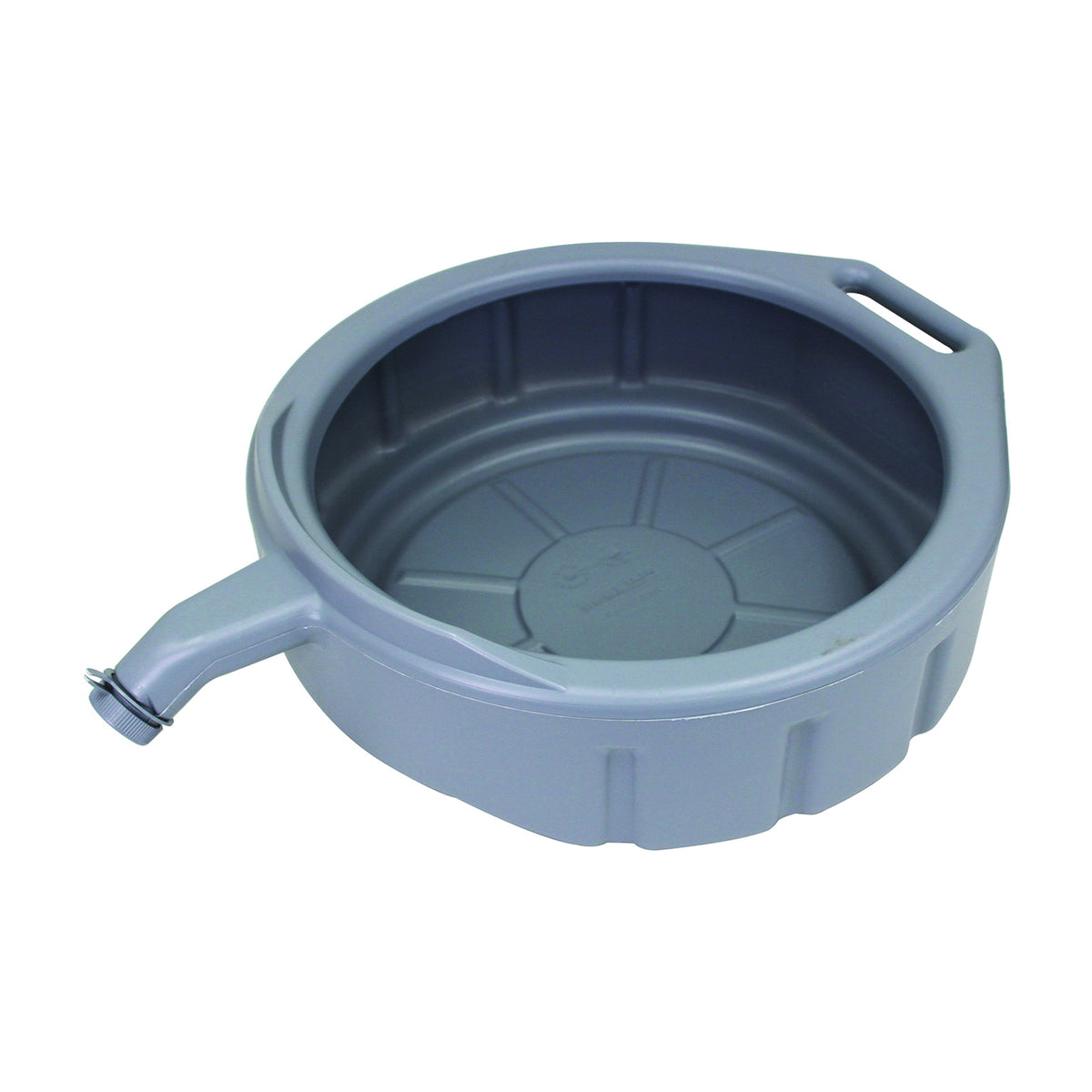 FloTool Super-Duty 11845 Oil Drain Pan, 5 gal Capacity, Polyethylene, Black