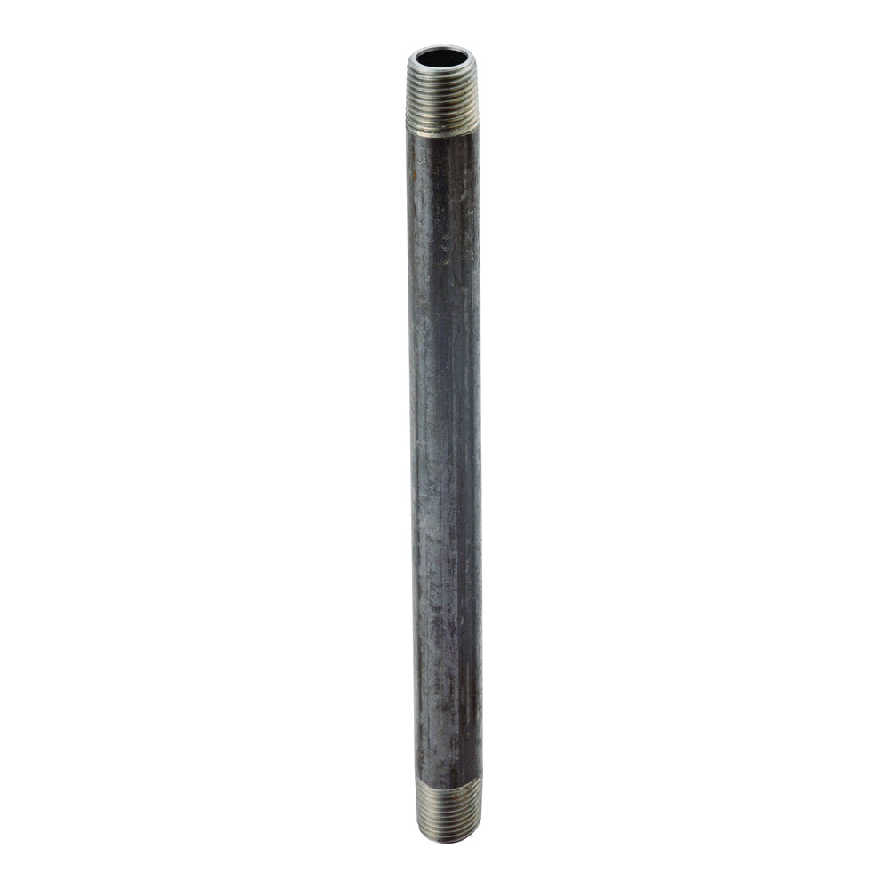 Prosource 11/4X2B Pipe Nipple, 1-1/4 in, Male, Steel, SCH 40 Schedule, 2 in L