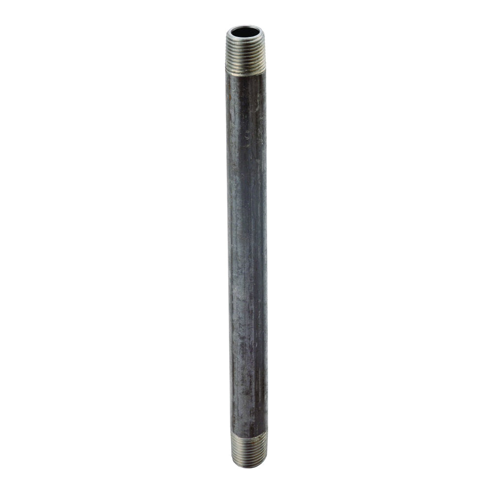 Prosource 11/4X4 Pipe Nipple, 1-1/4 in, Male, Steel, SCH 40 Schedule, 4 in L