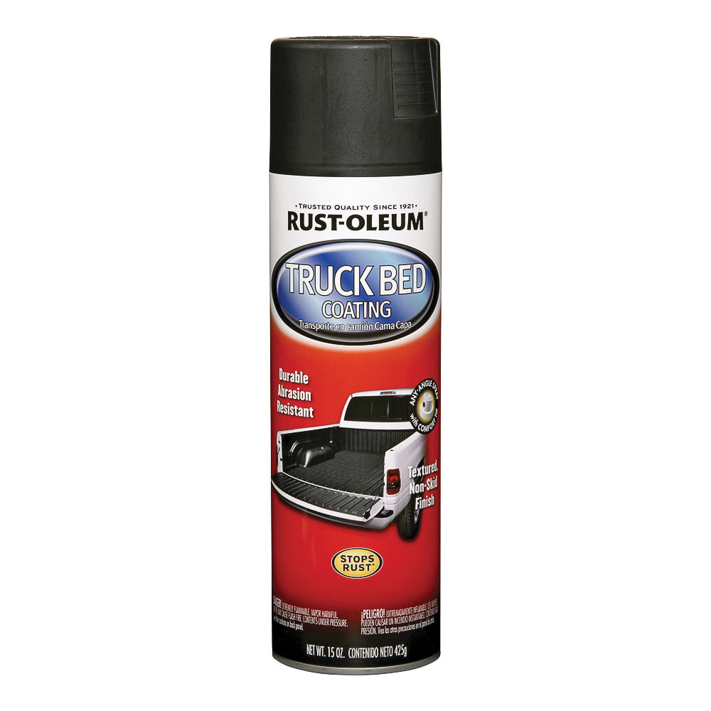 RUST-OLEUM 248914 Truck Bed Spray Coating, 15 oz, Liquid, Solvent Like