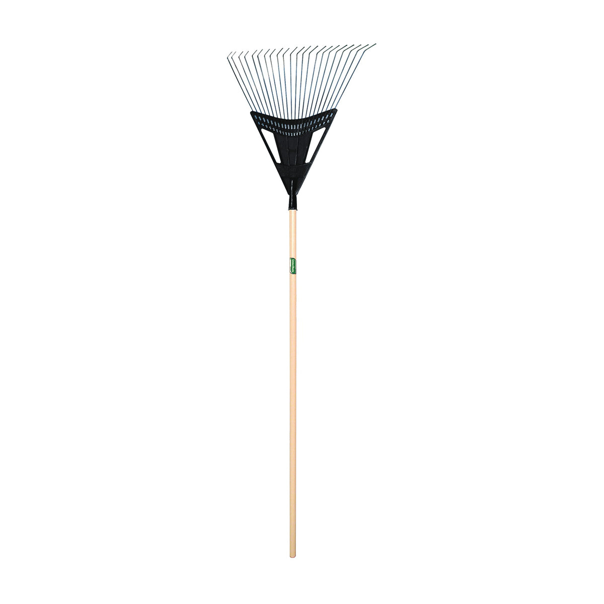 UnionTools 64025 Leaf Rake, Steel Tine, 22-Tine, Hardwood Handle, 48 in L Handle