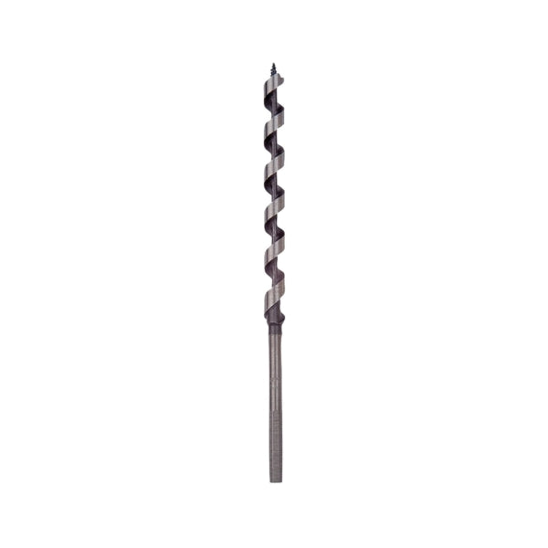 IRWIN 49906 Power Drill Auger Bit, 3/8 in Dia, 7-1/2 in OAL, Solid Center Flute, 1-Flute, 7/32 in Dia Shank