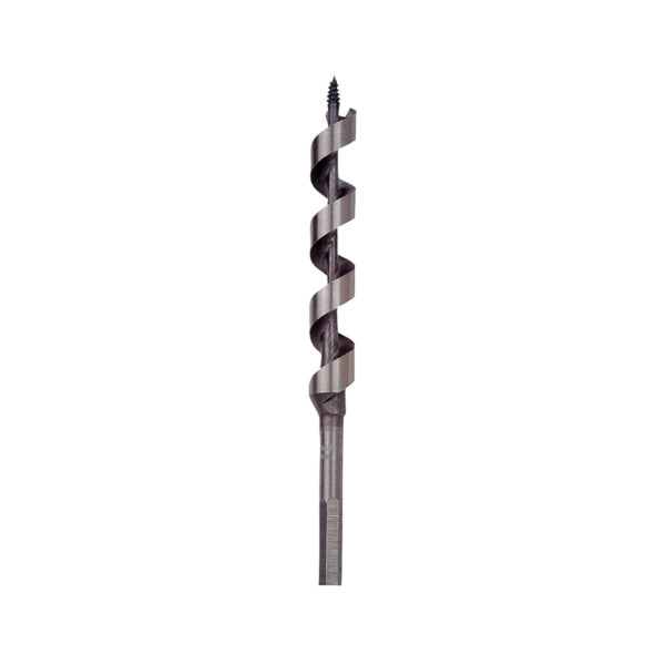IRWIN 49910 Power Drill Auger Bit, 5/8 in Dia, 7-1/2 in OAL, Solid Center Flute, 1-Flute, 5/16 in Dia Shank