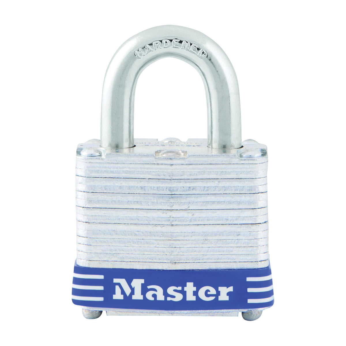 Master Lock 3KA 0464 Padlock, Keyed Alike Key, Open Shackle, 9/32 in Dia Shackle, 3/4 in H Shackle, Steel Shackle