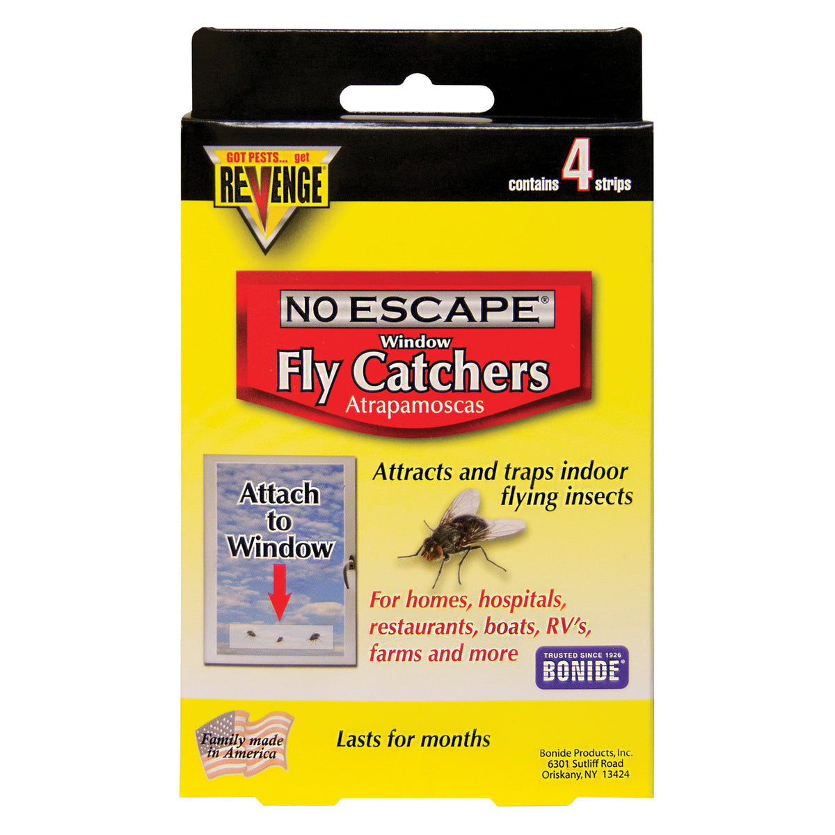 Bonide 46200 Fly Catcher, Solid, 4 Pack