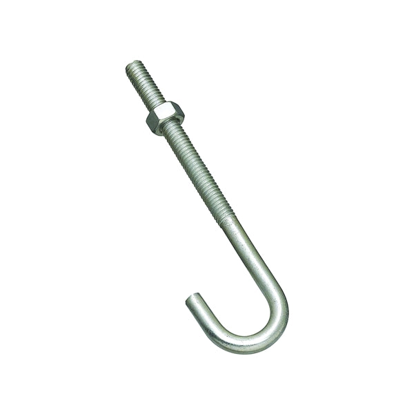 National Hardware 2195BC Series N232-926 J-Bolt, 5/16 in Thread, 3 in L Thread, 5 in L, 160 lb Working Load, Steel, Zinc