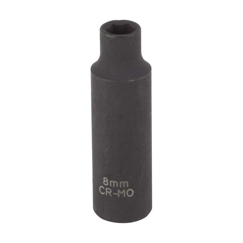 Vulcan Deep Impact Socket, 8 mm Socket, Black Phosphate