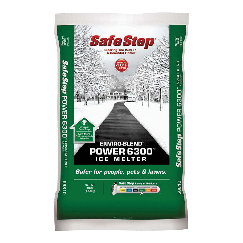 Safe Step 56809 Ice Melter, Crystalline Solid, White, 10 lb Bag