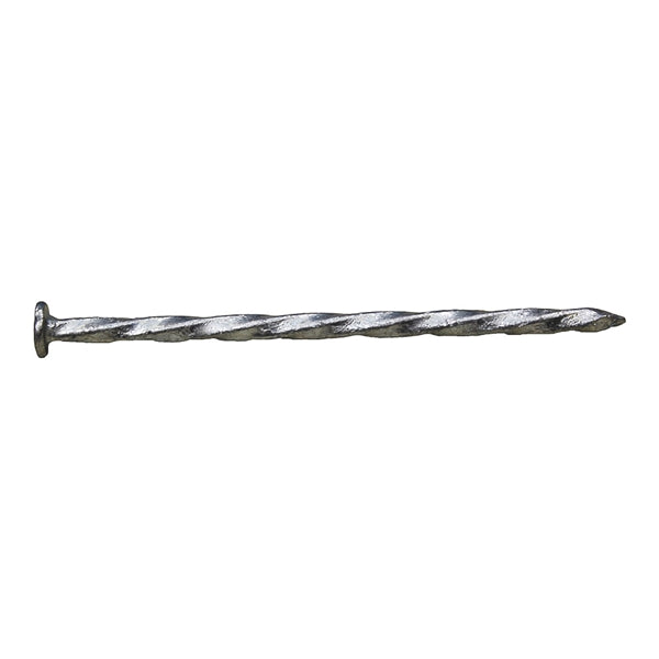 ORGILL BULK NAILS 0010192 Deck Nail, 16D, 3-1/2 in L, Steel, Galvanized, Flat Head, Spiral Shank, 50 lb