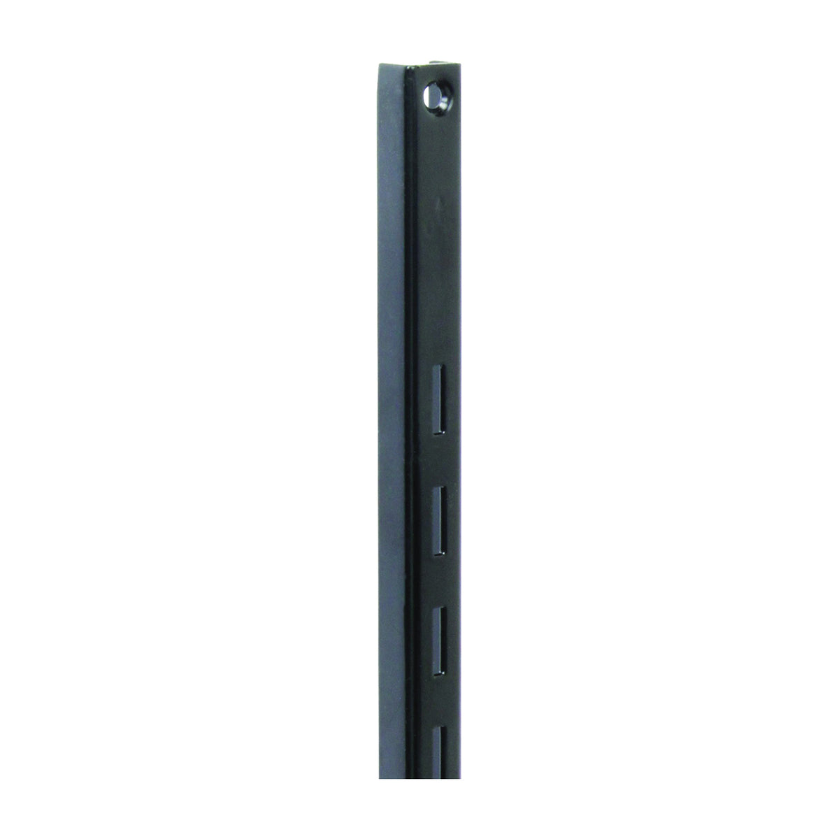 Knape &amp; Vogt 80 80 BLK 36 Shelf Standard, 320 lb, 16 ga Thick Material, 5/8 in W, 36 in H, Steel