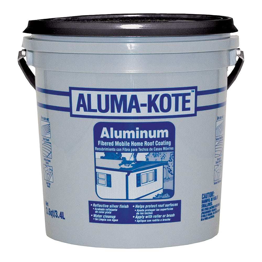 Gardner 6241-GA Mobile Home Roof Coating, Silver, 3.4 L, Liquid