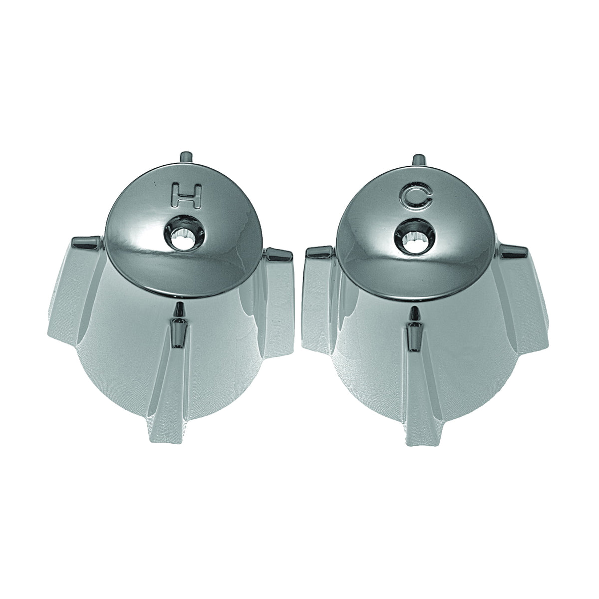 Danco 88386 Faucet Handle, Zinc, Chrome Plated, For: Price Pfister Contempra Two Handle Tub/Shower Faucets