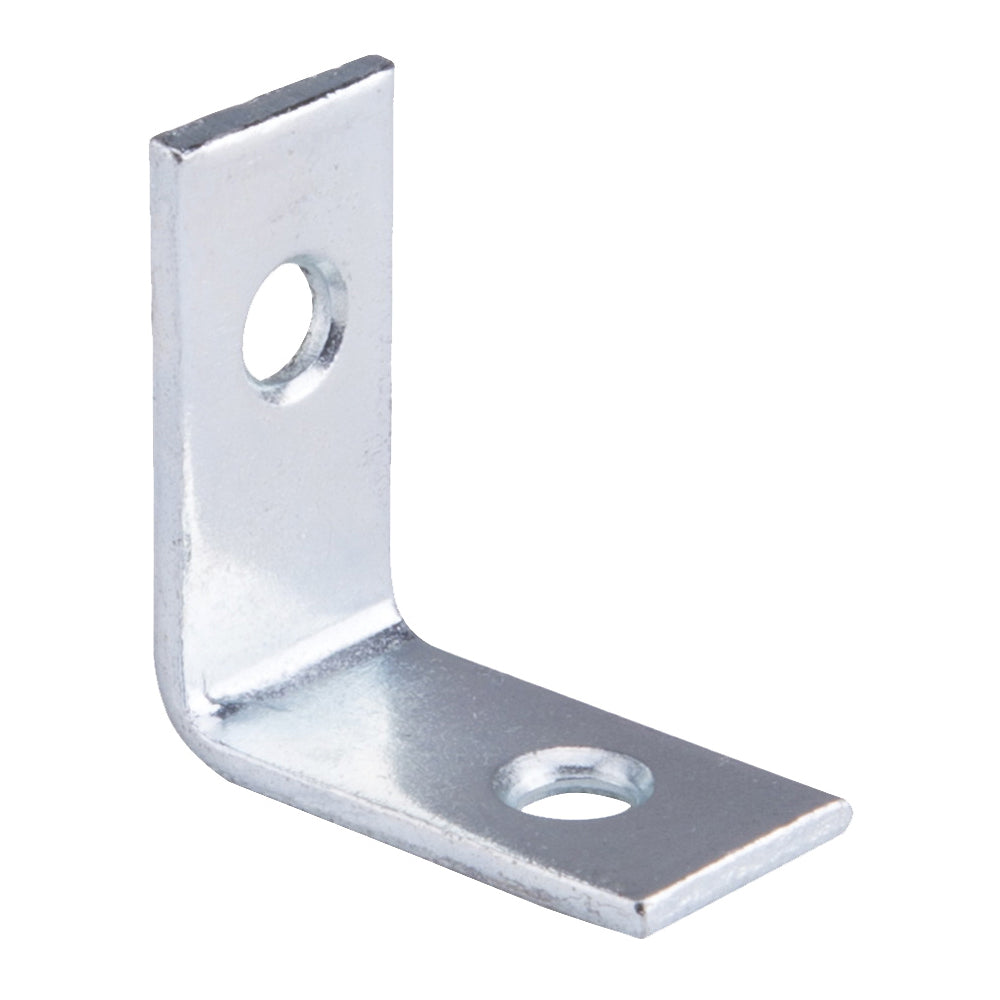 Prosource CB-Z01-013L Corner Brace, 1 in L, 1 in W, 1/2 in H, Steel, Zinc-Plated, 1.8 mm Thick Material