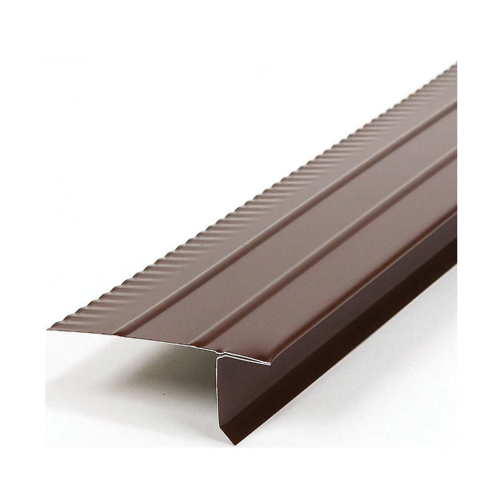 Amerimax 5701419120 Roof Edge, 10 ft L, Steel, Brown