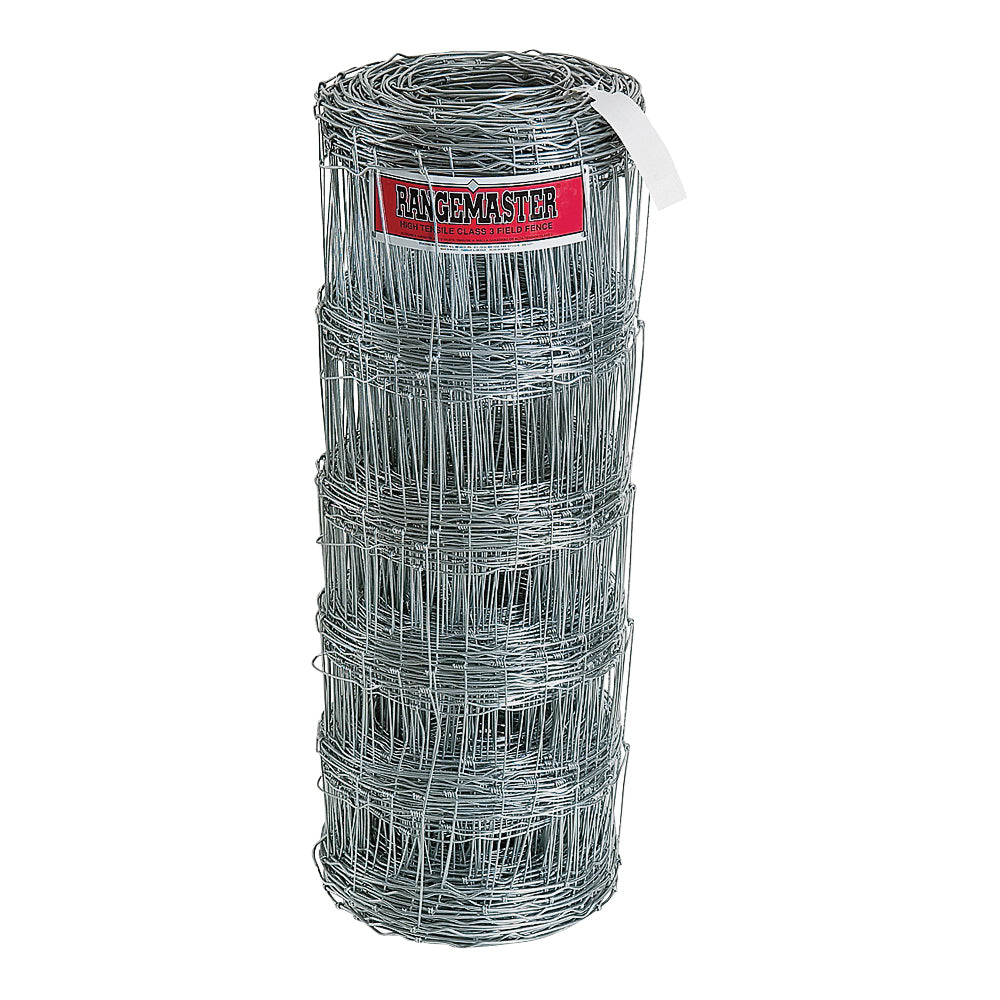 Rangemaster 6772 Field Fence, 330 ft L, 39 in H, 14 ga Gauge, Steel, Galvanized