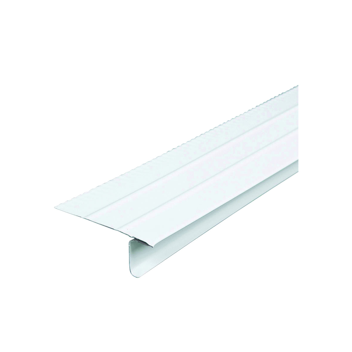 Amerimax 5701400120 Roof Edge, 10 ft L, Steel, White