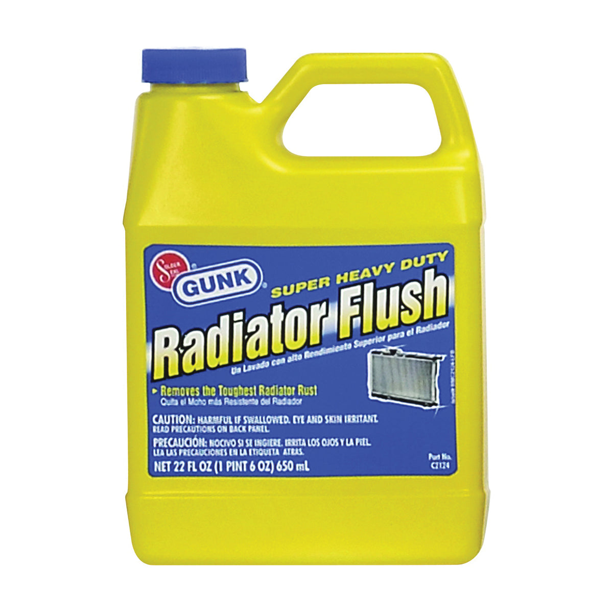 MOTOR MEDIC C2124 Radiator Flush, 22 oz Jug, Liquid, Bland