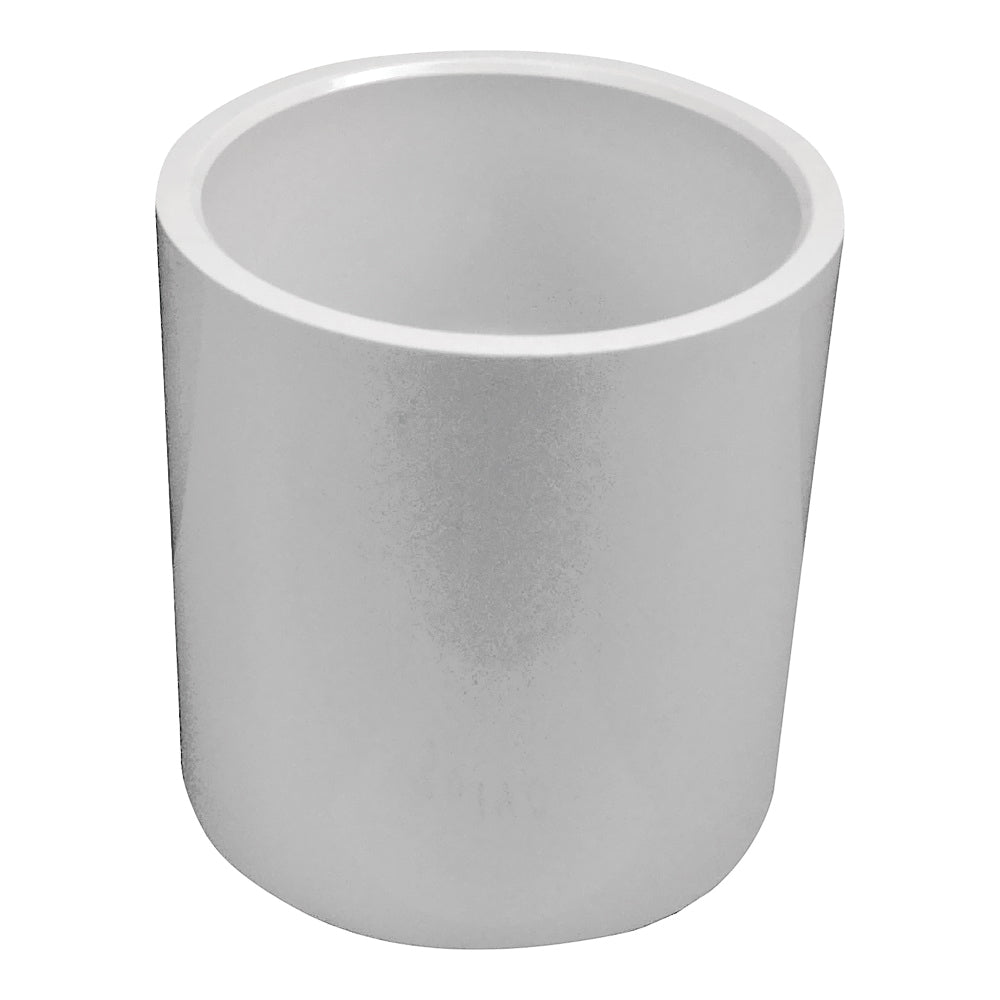 GENOVA 300 Series 30140 Pipe Coupling, 4 in, Slip Joint, White, SCH 40 Schedule, 220 psi Pressure