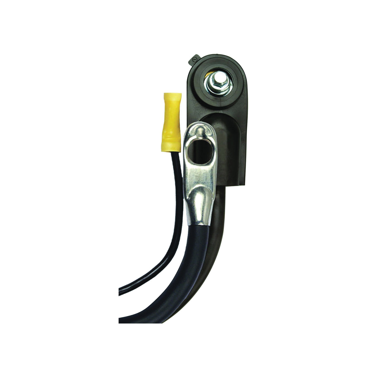 CCI Maximum Energy 32-4L Battery Cable with Lead Wire, 4 AWG Wire, Black Sheath