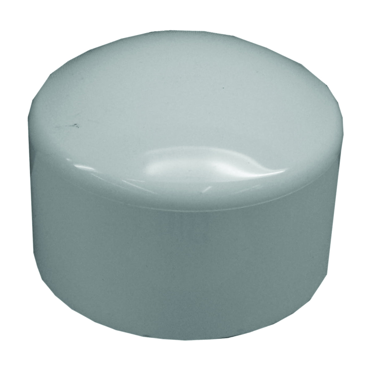 GENOVA 300 Series 30153 Pipe Cap, 3 in, Slip Joint, White, SCH 40 Schedule