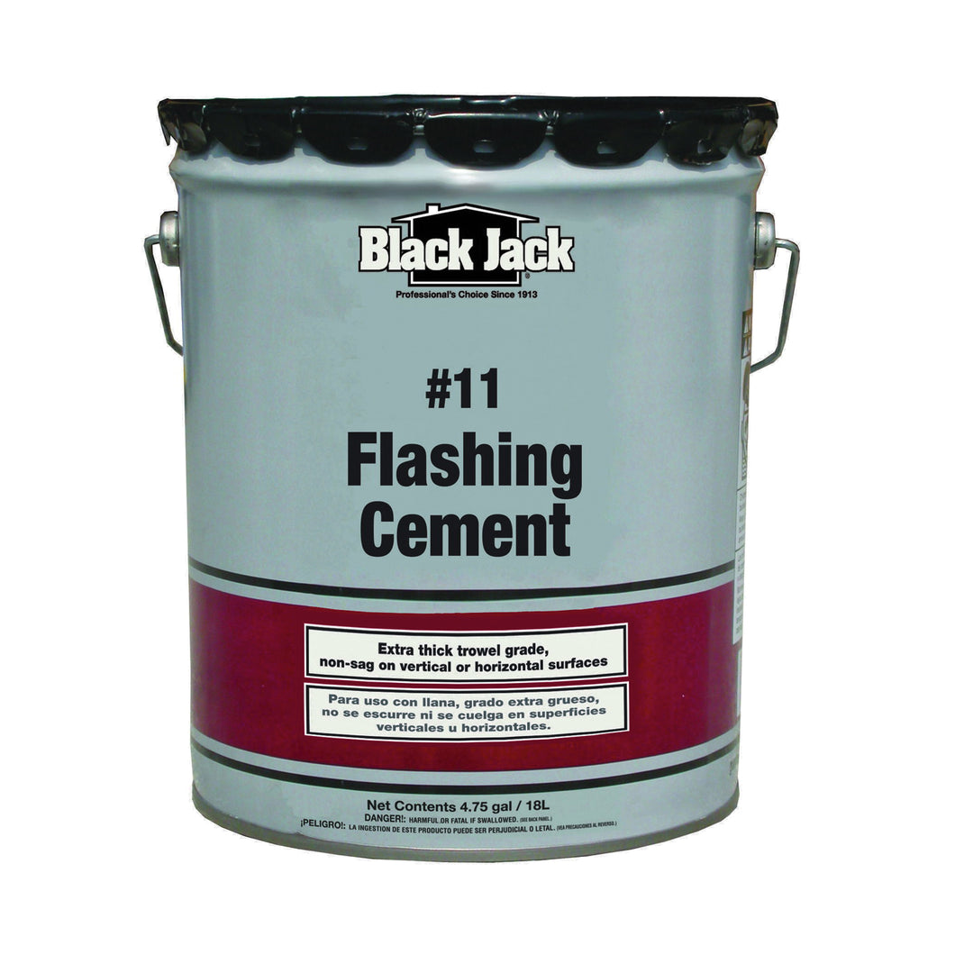 Gardner 6237-9-30 Flashing Cement, Black, 5 gal Pail