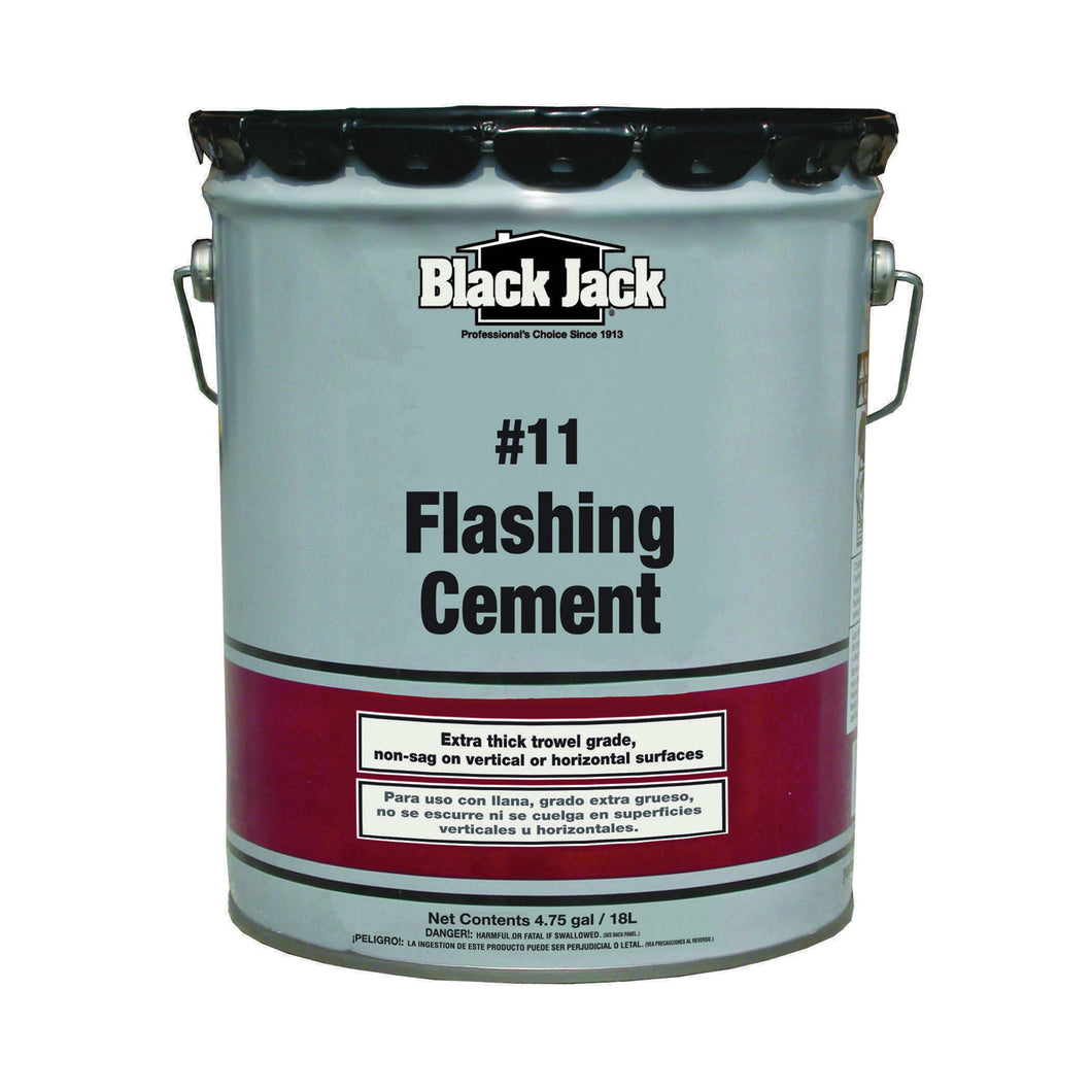 Gardner 6235-9-34 Flashing Cement, Black, 1 gal Pail