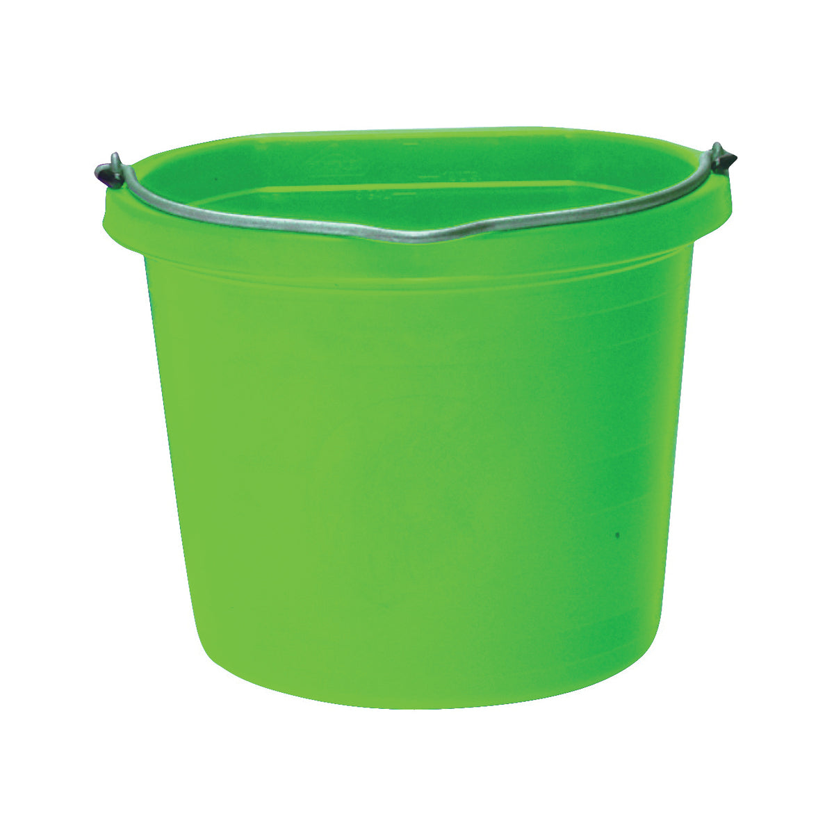 FORTEX-FORTIFLEX 1302043 Bucket, 20 qt Volume, 2-Compartment, Polyethylene Resin, Green