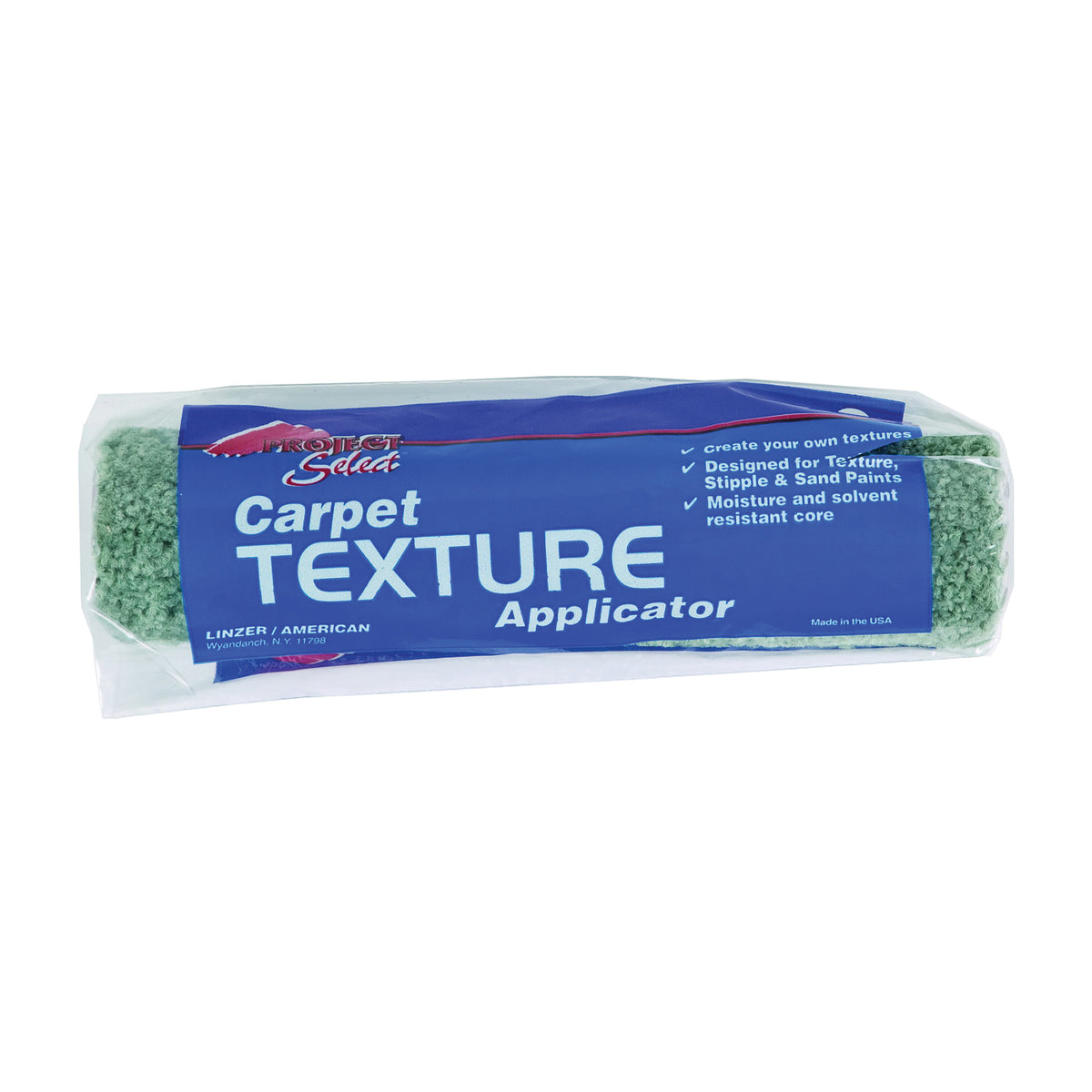 Linzer RC 115 Paint Roller Cover, 1/4 in Thick Nap, 9 in L, Polyester Cover