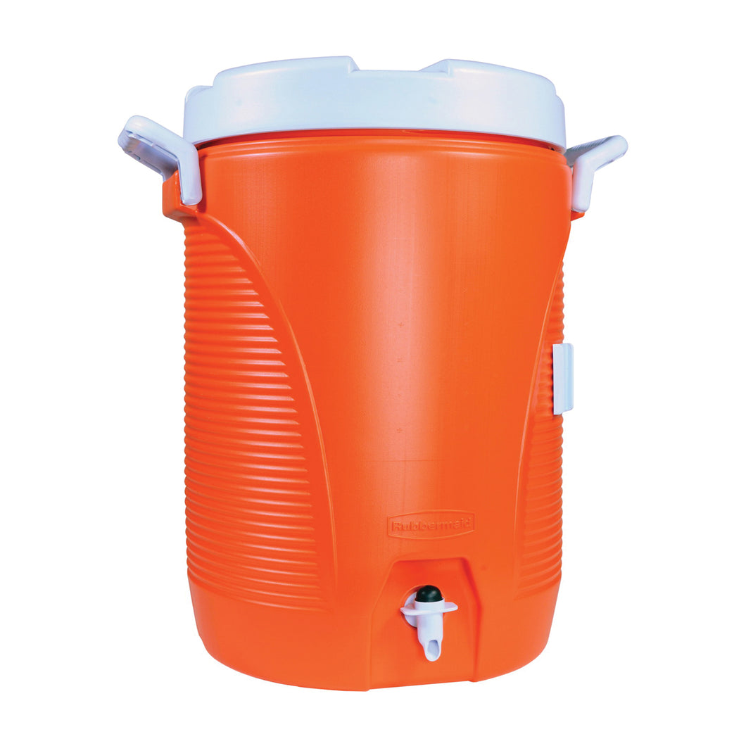 Rubbermaid 1840999 Water Cooler, 5 gal Cooler, Polyethylene, Orange