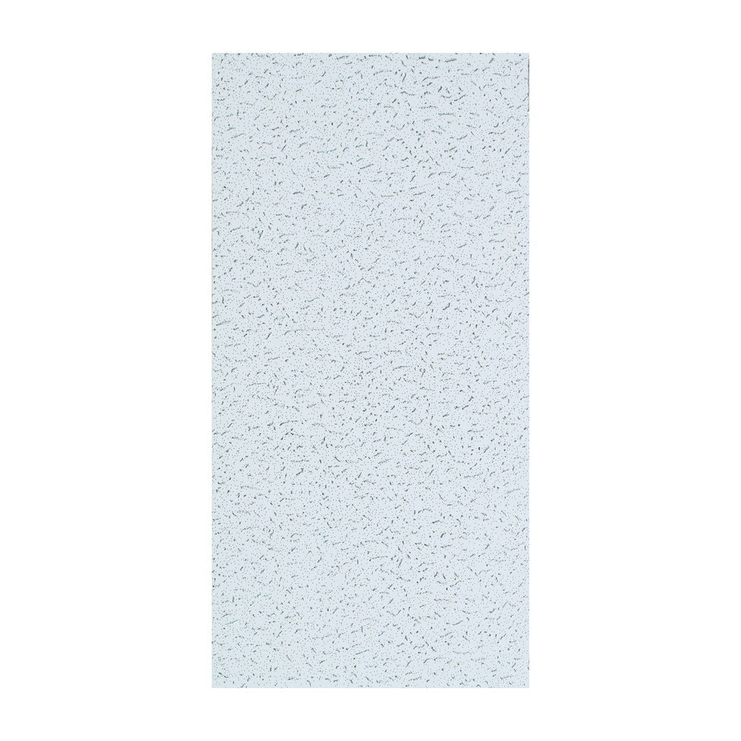 USG Fifth Avenue 220 Ceiling Panel, 4 ft L, 2 ft W, 5/8 in Thick, Mineral Fiber, White