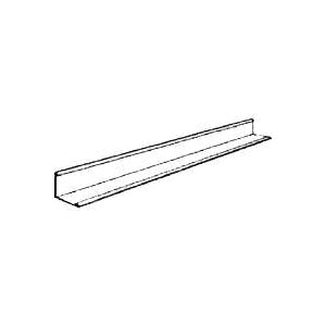 USG DONN SDX/SDXL SM7 Wall Molding, Galvanized Steel, Flat White