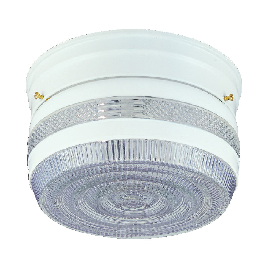 Boston Harbor F14WH02-8002CL3L Two Light Ceiling Fixture, 120 V, 60 W, 2-Lamp, A19 or CFL Lamp, White Fixture