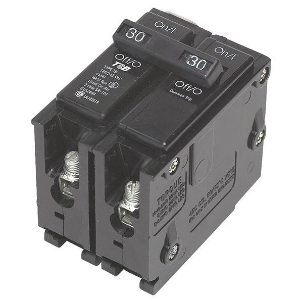 Siemens Q230 Circuit Breaker, Mini, 30 A, 2 -Pole, 120/240 V, Fixed Trip, Plug Mounting