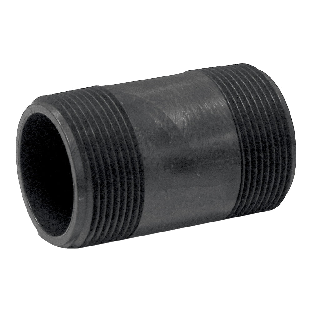 GENOVA 387030D Pipe Nipple, 1-1/2 in, MIP x MIP, PVC, Gray, SCH 80 Schedule, 3 in L