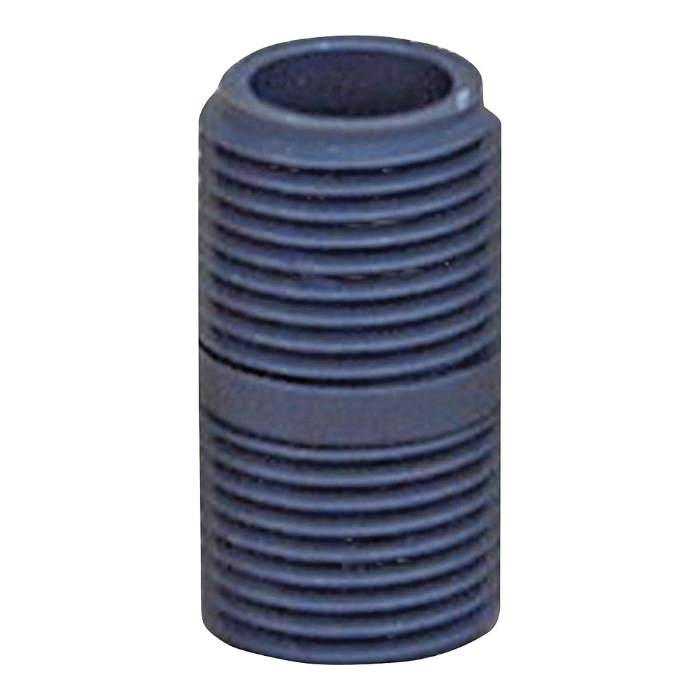 GENOVA 383001D Pipe Nipple, 1/2 in, MIP x MIP, PVC, Gray, SCH 80 Schedule, 1-3/8 in L